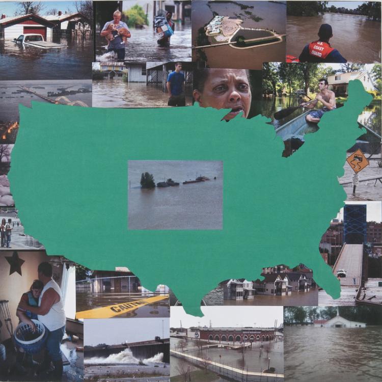 U.S.A. FLOODS, DETAIL, STATE OF THE WORLD: ROOTLESS